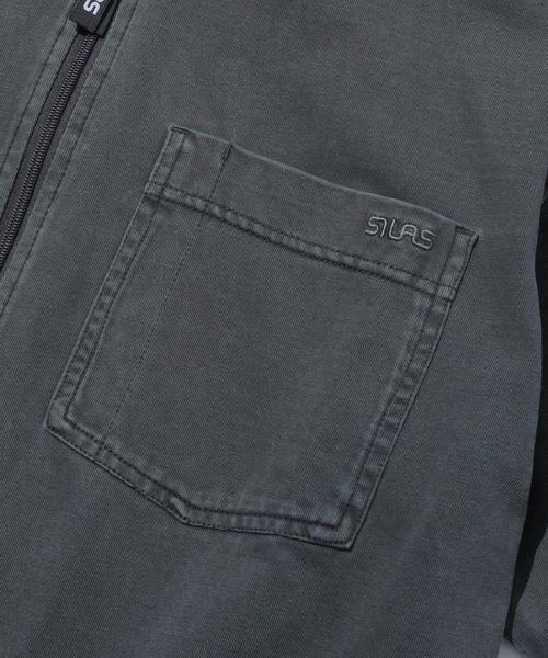 SILAS(サイラス)の「PIGMENT DYED S/S FULL ZIP SHIRT(シャツ/ブラウス・メンズ・ブラック/ブルー・M/L)」の14枚目の写真