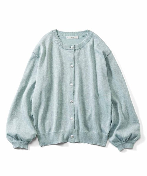 IEDIT(イディット)の「IEDIT 上品なラメがきらめくパール調ボタンカーディガン(カーディガン/ボレロ・レディース・ライトブルー/シルバーグレー/ブラック・M/L/LL/3L/4L/S)」の11枚目の写真