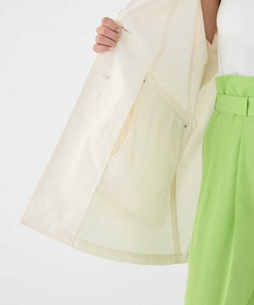 Mackintosh（マッキントッシュ）の「【別注】MACKINTOSH HUMBIE HOOD コート（その他アウター・レディース・ベージュ/ホワイト・6）」の7枚目の写真