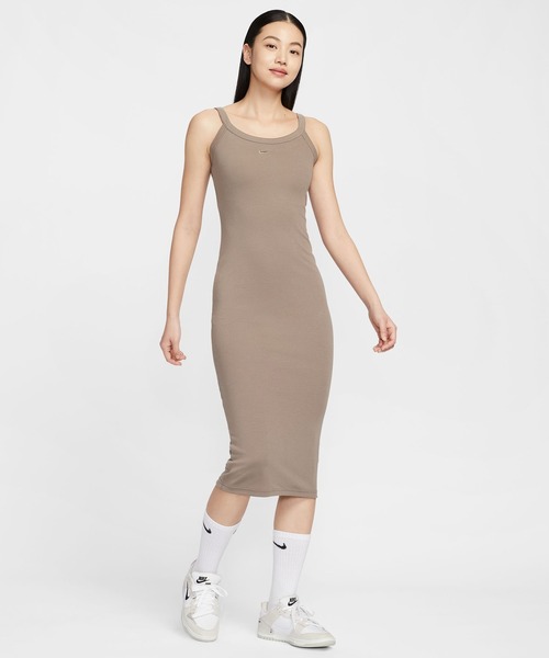 NIKE(ナイキ)の「NIKE AS W NSW NK CHLL KNT MRIB TNK / ナイキ ウィメンズ NSW チルニット MRIB TNK 【SP】(その他トップス・レディース・ブラック/ブラウン/ブルー・XS/L/S/M)」の9枚目の写真
