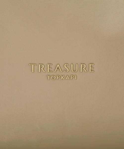 TREASURE TOPKAPI(トレジャートプカピ)の「【TREASURE TOPKAPI】コンビチェーン ギャザー ナイロン トートバッグ(トートバッグ・レディース・ブラック/ライトカーキ/ベージュ・FREE)」の11枚目の写真