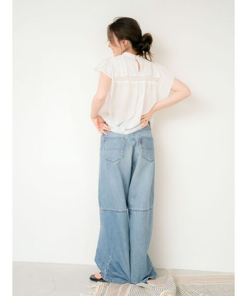 Ungrid（アングリッド）の「コットンノースリフリルブラウス（シャツ/ブラウス・レディース・イエロー/ブラック/オフホワイト・FREE）」の20枚目の写真