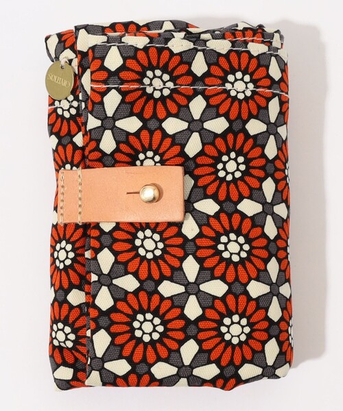 SOULEIADO（ソレイアード）の「SOULEIADO コットンオックス ポケッタブルトートバッグ（トートバッグ・レディース・オレンジ系その他2/ライトグリーン・FREE）」の3枚目の写真