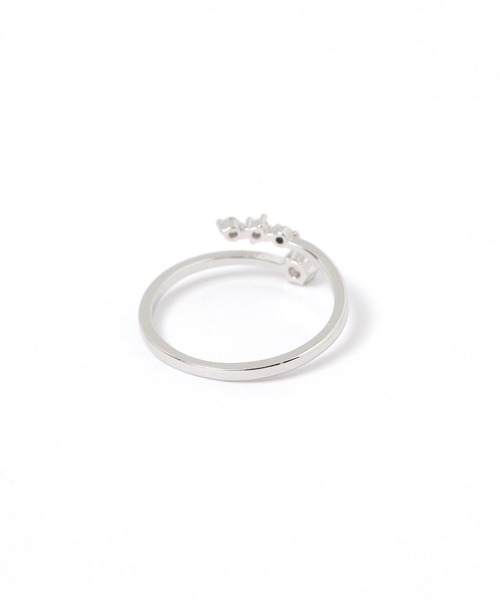 studio CLIP(スタディオクリップ)の「【daily CLIP】オープンエンドストーンリング(リング・レディース・その他1/その他2・FREE)」の4枚目の写真