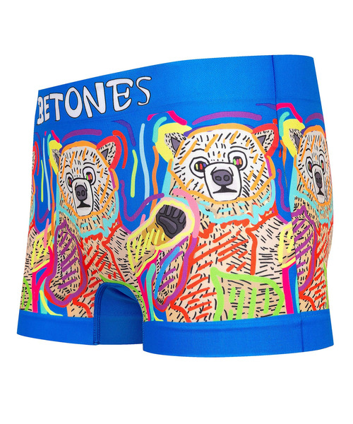 BETONES(ビトーンズ)の「【BETONES/ビトーンズ】 「BETONES × MIRACLE-KUN」コラボ アンダーウェア ボクサー MIRACLE-KUN-MCK001(ボクサーパンツ・メンズ・その他3/レッド/ブルー・FREE)」の2枚目の写真
