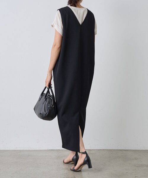 BEARDSLEY（ビアズリー）の「スッキリジャンパースカート（ジャンパースカート・レディース・グレー/ブラック・0/1）」の6枚目の写真