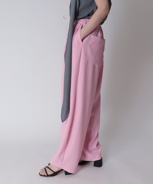 DRESSLAVE（ドレスレイブ）の「B7 / curve tapered pants(カーブテーパードパンツ)（その他パンツ・レディース・ブラック/ピンク・38）」の12枚目の写真