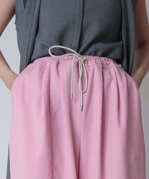 DRESSLAVE（ドレスレイブ）の「B7 / curve tapered pants(カーブテーパードパンツ)（その他パンツ・レディース・ブラック/ピンク・38）」の10枚目の写真