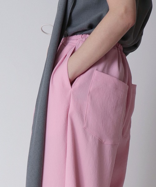 DRESSLAVE（ドレスレイブ）の「B7 / curve tapered pants(カーブテーパードパンツ)（その他パンツ・レディース・ブラック/ピンク・38）」の9枚目の写真