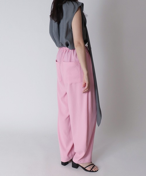 DRESSLAVE（ドレスレイブ）の「B7 / curve tapered pants(カーブテーパードパンツ)（その他パンツ・レディース・ブラック/ピンク・38）」の20枚目の写真