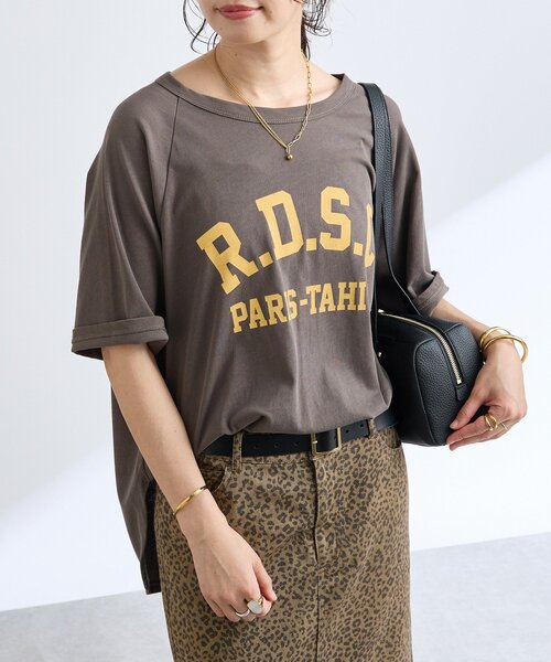 モカ リヴドロワ Yossshiiii企画 R.D.S.CロゴTシャツ Yossshiiii企画/即完売につき再販売】R.D.S.CロゴTee | RIVE