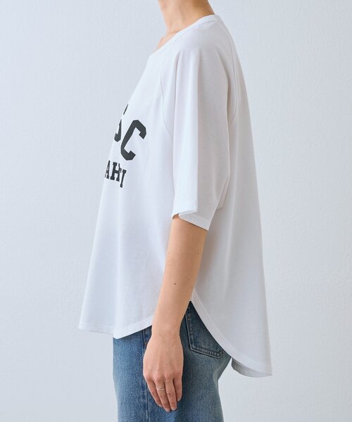 RIVE DROITE（リヴドロワ）の「【Yossshiiii企画/6色展開/ひんやりタッチ】R.D.S.CロゴTee（夏服）（Tシャツ/カットソー・レディース・ブラック/ホワイト/ブラウン/モカ/ミント/ネイビー/ピンク・FREE）」の10枚目の写真