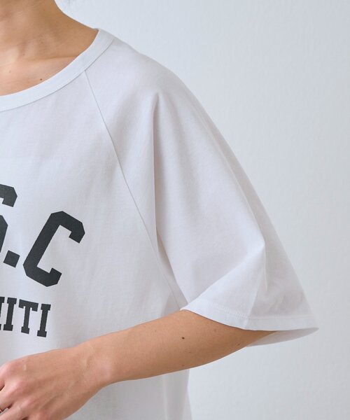 RIVE DROITE（リヴドロワ）の「【Yossshiiii企画/6色展開/ひんやりタッチ】R.D.S.CロゴTee（夏服）（Tシャツ/カットソー・レディース・ブラック/ホワイト/ブラウン/モカ/ミント/ネイビー/ピンク・FREE）」の13枚目の写真