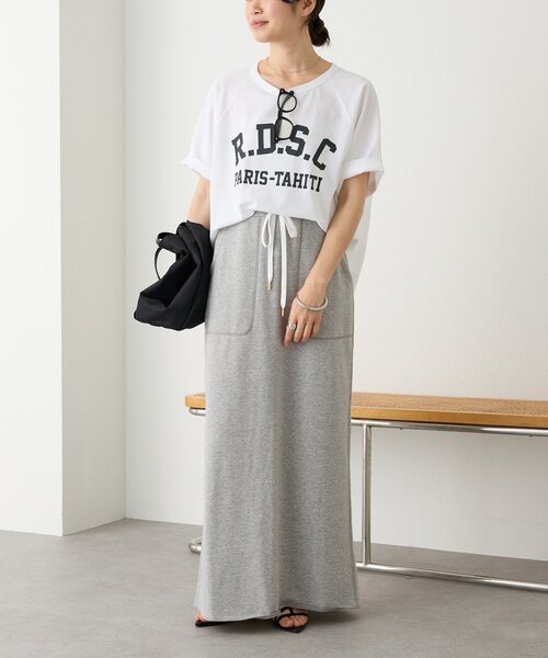 RIVE DROITE(リヴドロワ)の「【Yossshiiii企画/即完売につき再販売/新色追加】R.D.S.CロゴTe(Tシャツ/カットソー・レディース・ブラック/ホワイト/ブラウン/モカ/ミント・FREE)」の6枚目の写真