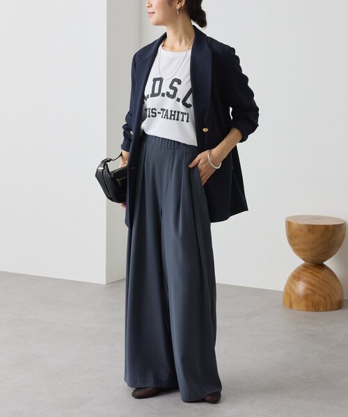 RIVE DROITE(リヴドロワ)の「【Yossshiiii企画/即完売につき再販売/新色追加】R.D.S.CロゴTe(Tシャツ/カットソー・レディース・ブラック/ホワイト/ブラウン/モカ/ミント・FREE)」の7枚目の写真