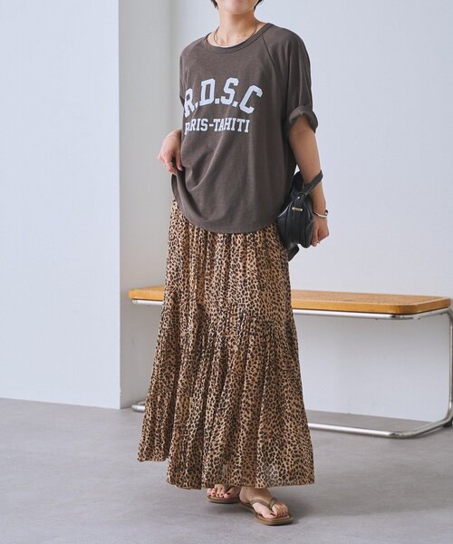 RIVE DROITE（リヴドロワ）の「【Yossshiiii企画/6色展開/ひんやりタッチ】R.D.S.CロゴTee（Tシャツ/カットソー・レディース・ブラック/ホワイト/ブラウン/モカ/ミント/ネイビー/ピンク・FREE）」の17枚目の写真