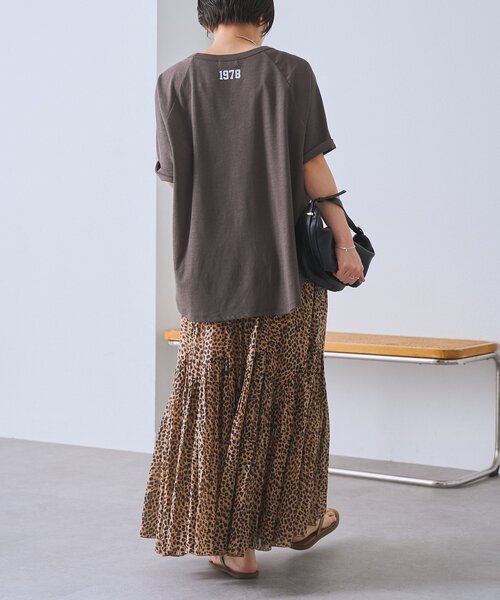 RIVE DROITE（リヴドロワ）の「【Yossshiiii企画/6色展開/ひんやりタッチ】R.D.S.CロゴTee（Tシャツ/カットソー・レディース・ブラック/ホワイト/ブラウン/モカ/ミント/ネイビー/ピンク・FREE）」の19枚目の写真