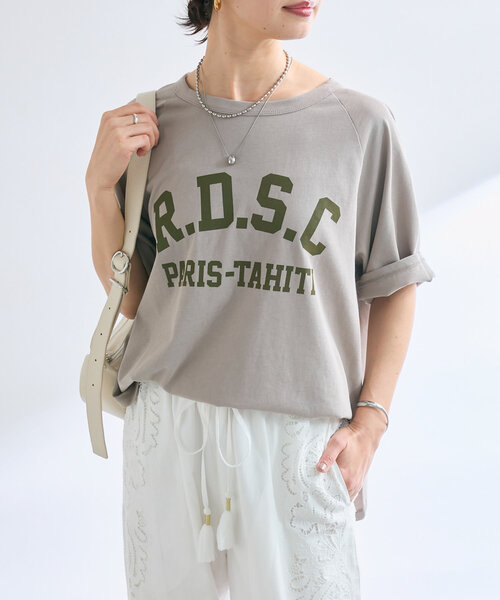 R.D.S.CロゴTee リヴドロワ　モカ Yossshiiii企画/即完売につき再販売】R.D.S.CロゴTee | RIVE