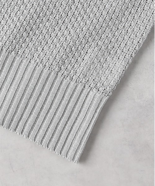 HONEYSUCKLE ROSE（ハニーサックルローズ）の「【HONEYSUCKLE ROSE】ニットベストレイヤード（アンサンブル・レディース・グレー/オフホワイト/ブラック・M/L）」の5枚目の写真