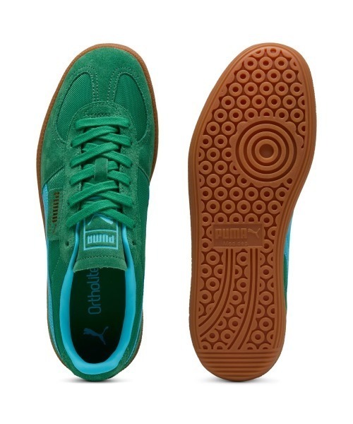 PUMA(プーマ)の「PUMA PALERMO VINTAGE UPDATE(プーマ パレルモ ヴィンテージ アップデート)(スニーカー・メンズ・グリーン系/ブルー系・27.5cm/29cm/27cm/26.5cm/26cm/28.5cm/28cm)」の4枚目の写真