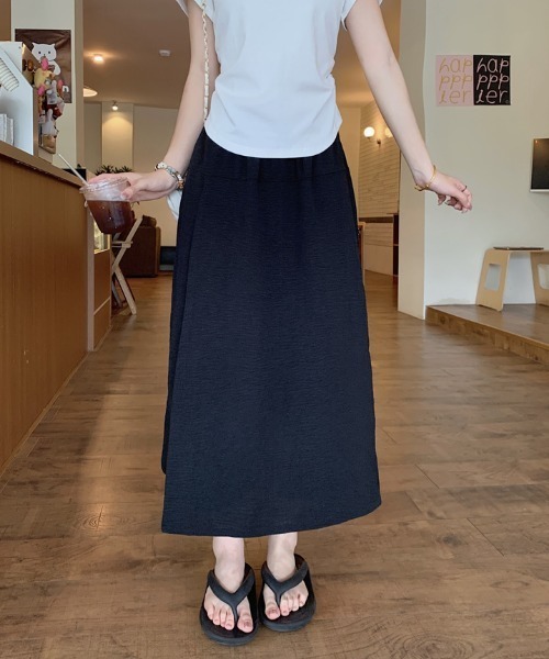 FAVORITO(ファヴォリート)の「シンプルハイウエストワイドパンツ(その他パンツ・レディース・カーキ/ブラウン/ブラック/ベージュ・XL/L/M)」の9枚目の写真