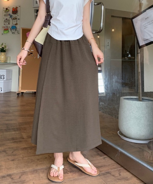 FAVORITO(ファヴォリート)の「シンプルハイウエストワイドパンツ(その他パンツ・レディース・カーキ/ブラウン/ブラック/ベージュ・XL/L/M)」の17枚目の写真