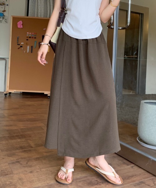 FAVORITO(ファヴォリート)の「シンプルハイウエストワイドパンツ(その他パンツ・レディース・カーキ/ブラウン/ブラック/ベージュ・XL/L/M)」の18枚目の写真