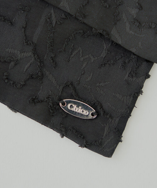 Chico（チコ）の「プレート付きリボンシュシュ（シュシュ・レディース・ホワイト/ブラック/ブルー・FREE）」の8枚目の写真