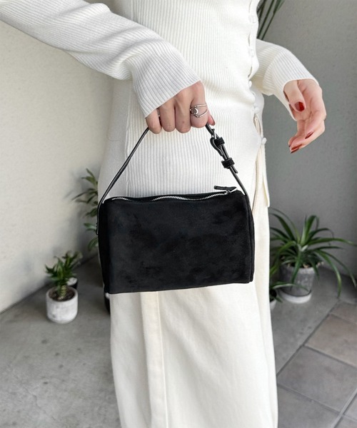 LE MORE（リモア）の「マルチWAYスクエアミニバッグ（ショルダーバッグ・レディース・ブラウン/ブラック/アイボリー/ベージュ系その他/ブラック系その他/ブラウン系その他・FREE）」の4枚目の写真