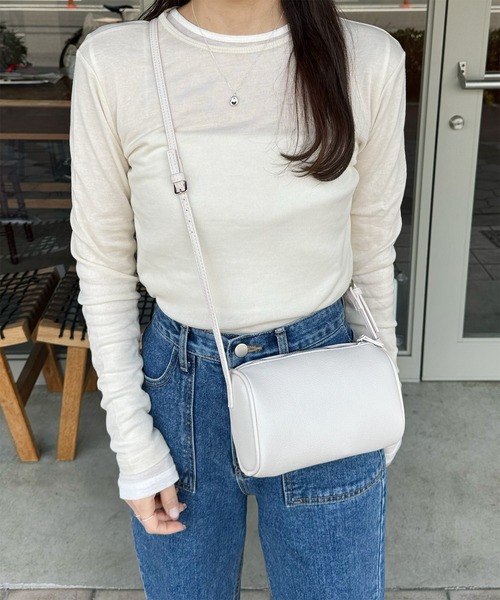 LE MORE（リモア）の「マルチWAYスクエアミニバッグ（ショルダーバッグ・レディース・ブラウン/ブラック/アイボリー/ベージュ系その他/ブラック系その他/ブラウン系その他・FREE）」の7枚目の写真