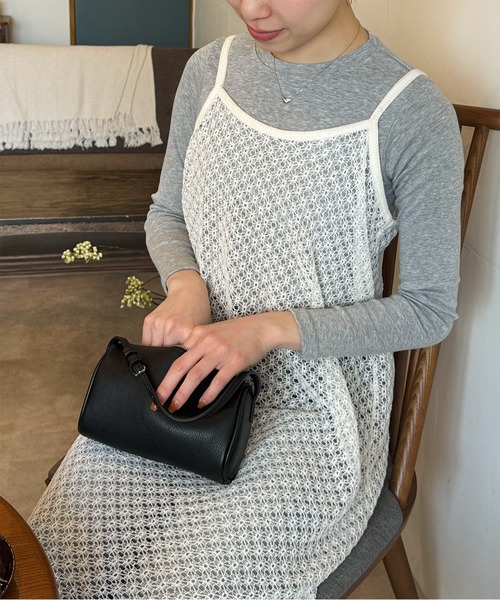 LE MORE（リモア）の「マルチWAYスクエアミニバッグ（ショルダーバッグ・レディース・ブラウン/ブラック/アイボリー/ベージュ系その他/ブラック系その他/ブラウン系その他・FREE）」の17枚目の写真