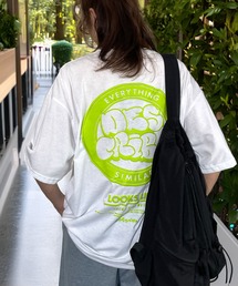 レトロ ポップ ストリート ワイドシルエット 半袖 Tシャツ 韓国 ファッション