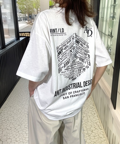 Candlestick(キャンドルスティック)の「レトロ ポップ ストリート ワイドシルエット 半袖 Tシャツ 韓国 ファッション(Tシャツ/カットソー・レディース・ブラック系2/レモンイエロー/ホワイト系2/ネイビー系1/グリーン系1/ホワイト系1/サックスブルー系1/ブラック系1/ミント/ダークグリーン系2/イエロー系1/ブラック系3/ホワイト系4/ホワイト系3/ブラック系4/ネイビー系2/グレー/ホワイト系5/ブラック系5・M/LL/L)」の5枚目の写真