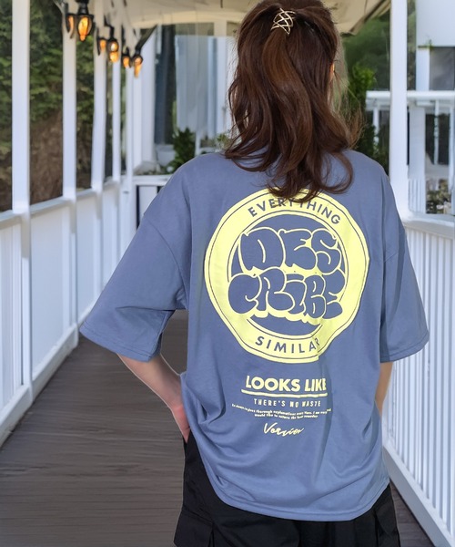 Candlestick(キャンドルスティック)の「レトロ ポップ ストリート ワイドシルエット 半袖 Tシャツ 韓国 ファッション(Tシャツ/カットソー・レディース・ブラック系2/レモンイエロー/ホワイト系2/ネイビー系1/グリーン系1/ホワイト系1/サックスブルー系1/ブラック系1/ミント/ダークグリーン系2/イエロー系1/ブラック系3/ホワイト系4/ホワイト系3/ブラック系4/ネイビー系2/グレー/ホワイト系5/ブラック系5・M/LL/L)」の17枚目の写真