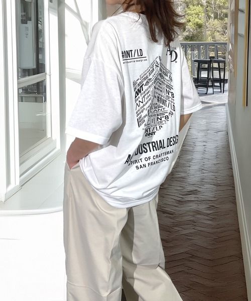 セール】レトロ ポップ ストリート ワイドシルエット 半袖 Tシャツ