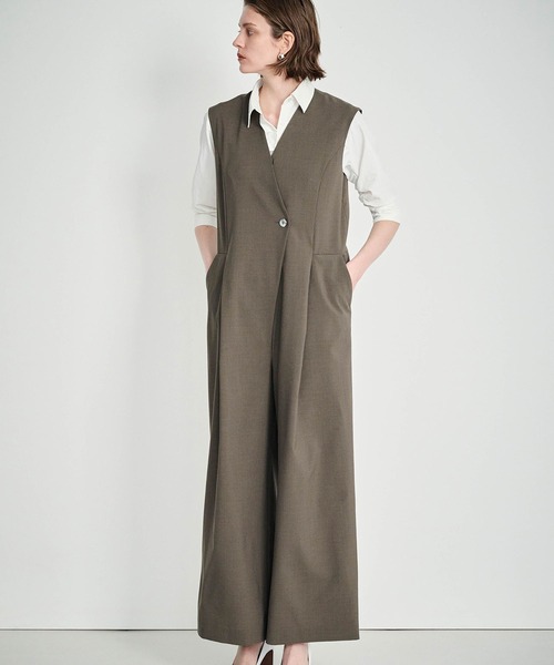 未使用　NORC ノーク　オールインワン　カバーオール　ツナギ　ベージュ N.O.R.C（ノーク）の「オールインワン（つなぎ/オールインワン