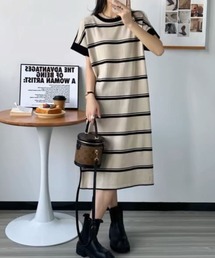 CASA FLINE】LINENイレヘム半袖ワンピース（ワンピース）｜CASA