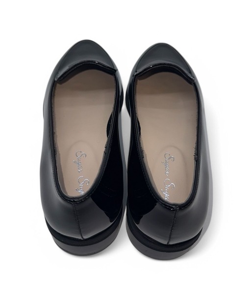 Sugar Sugar(シュガーシュガー)の「シンプル ローヒール パンプス (560) 歩き方が美しくなるパンプスシリーズ【SUGAR SUGARシュガーシュガー】(パンプス・レディース・ブラック/ブラック系/ベージュ・S/M/L/LL)」の21枚目の写真