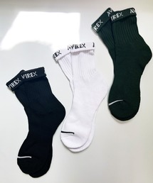 AVIREX | 【AVIREX】アビレックス クルーソックス 3足セット W-001(ソックス/靴下)