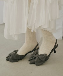 Olu. | ビッグリボンストラップパンプス(パンプス)