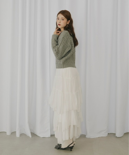 Olu.（オルドット）の「ビッグリボンストラップパンプス（パンプス・レディース・ドット/ブラック/グレー・35/37/39）」の16枚目の写真