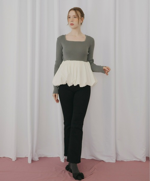 Olu.（オルドット）の「ビッグリボンストラップパンプス（パンプス・レディース・ドット/ブラック/グレー・35/37/39）」の19枚目の写真