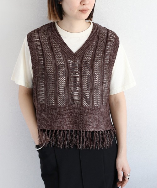 cepo（セポ）の「スラブコットン天竺ロゴショートスリーブTee（Tシャツ/カットソー・レディース・ブルー/オフホワイト/チャコール・M）」の15枚目の写真