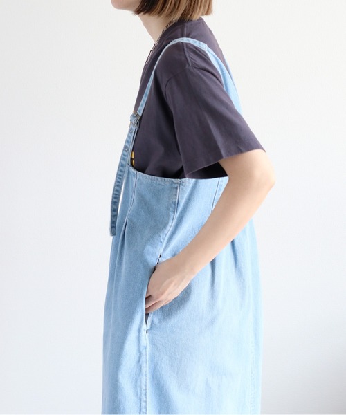 cepo（セポ）の「スラブコットン天竺ロゴショートスリーブTee（Tシャツ/カットソー・レディース・ブルー/オフホワイト/チャコール・M）」の22枚目の写真
