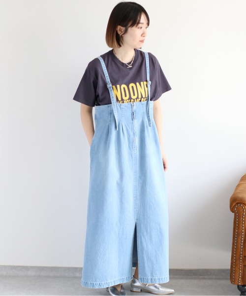 cepo（セポ）の「スラブコットン天竺ロゴショートスリーブTee（Tシャツ/カットソー・レディース・ブルー/オフホワイト/チャコール・M）」の20枚目の写真