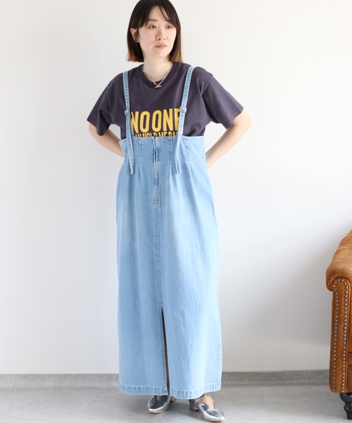 cepo（セポ）の「スラブコットン天竺ロゴショートスリーブTee（Tシャツ/カットソー・レディース・ブルー/オフホワイト/チャコール・M）」の16枚目の写真