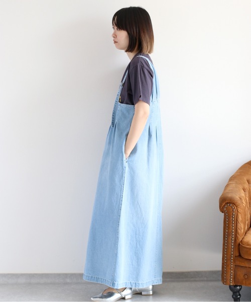 cepo（セポ）の「スラブコットン天竺ロゴショートスリーブTee（Tシャツ/カットソー・レディース・ブルー/オフホワイト/チャコール・M）」の17枚目の写真