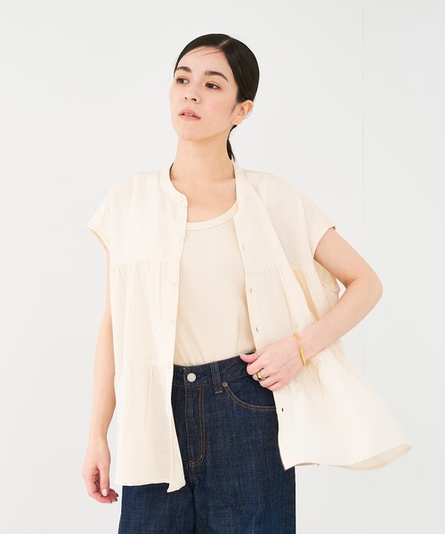 切替ギャザーブラウス（シャツ/ブラウス）｜collex（コレックス）の