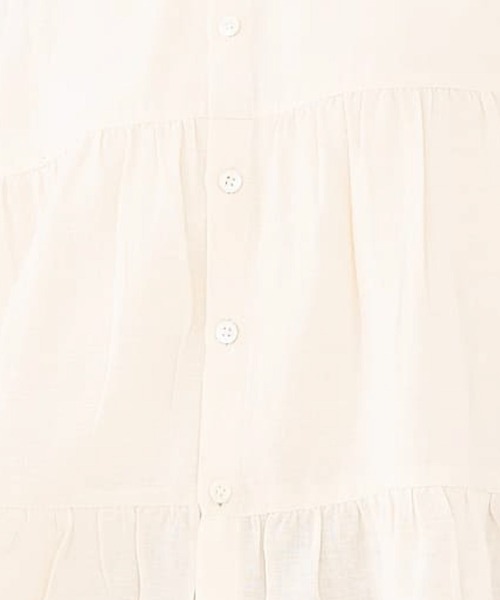 collex（コレックス）の「切替ギャザーブラウス（シャツ/ブラウス・レディース・ブラック/ピンク/ベージュ・フリー）」の12枚目の写真