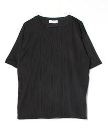 +CLOSET（プラスクローゼット）の「ウェーブテクスチャTシャツ（Tシャツ/カットソー）」